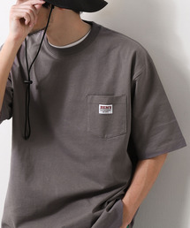 【別注】【BEN DAVIS】ピスネームポケットルーズ ヘビーウェイトTシャツ【7.4oz】