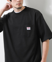 【別注】【BEN DAVIS】ピスネームポケットルーズ ヘビーウェイトTシャツ【7.4oz】