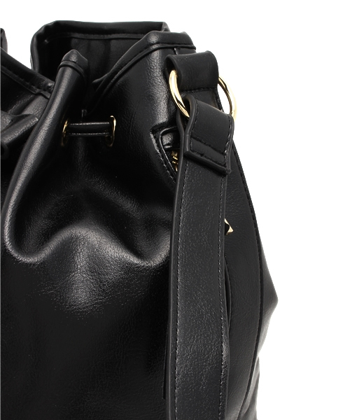 OUTLET（アウトレット）の「【Ciaopanic】サイドZIP巾着ショルダー（ショルダーバッグ・レディース・ブラック/キャメル/ネイビー・0）」の7枚目の写真