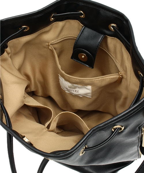 OUTLET（アウトレット）の「【Ciaopanic】サイドZIP巾着ショルダー（ショルダーバッグ・レディース・ブラック/キャメル/ネイビー・0）」の14枚目の写真