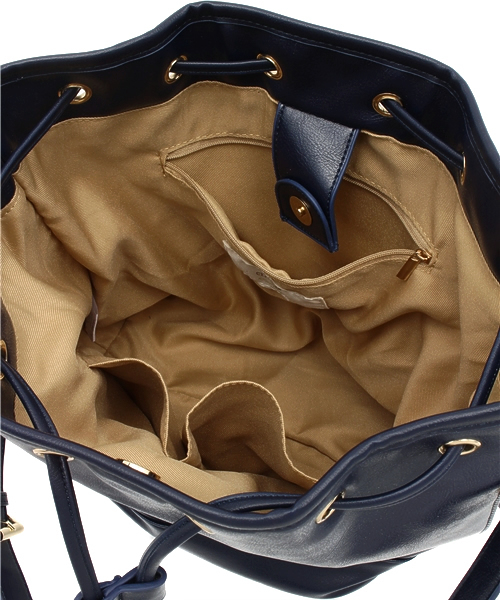OUTLET（アウトレット）の「【Ciaopanic】サイドZIP巾着ショルダー（ショルダーバッグ・レディース・ブラック/キャメル/ネイビー・0）」の9枚目の写真