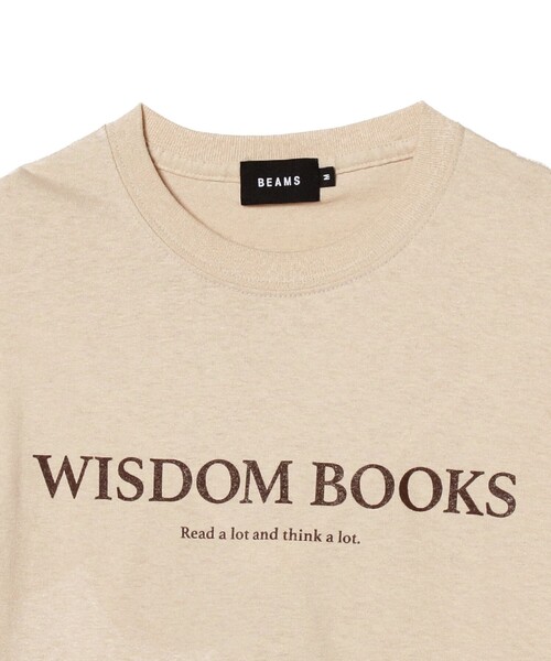 BEAMS（ビームス）の「BEAMS / WISDOM BOOKS  Tシャツ（Tシャツ/カットソー・メンズ・ホワイト/ベージュ・MEDIUM/X-LARGE/SMALL/LARGE）」の13枚目の写真