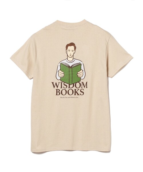 BEAMS（ビームス）の「BEAMS / WISDOM BOOKS  Tシャツ（Tシャツ/カットソー・メンズ・ホワイト/ベージュ・MEDIUM/X-LARGE/SMALL/LARGE）」の14枚目の写真