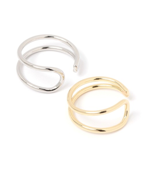 LAKOLE（ラコレ）の「Wラインイヤーカフ / 266161（イヤーカフ・レディース・その他1/その他2・FREE）」の4枚目の写真