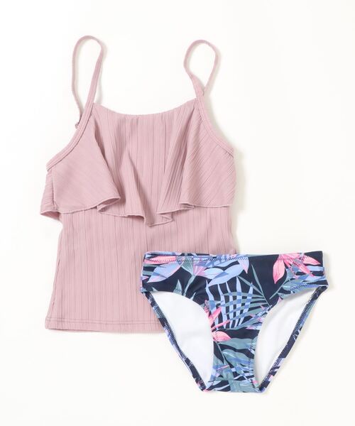 ROXY(ロキシー)の「MINI SHADE OF BOTANI/ロキシーキッズ水着(水着・キッズ・ピンク/ネイビー・140/130/120/110/150)」の2枚目の写真
