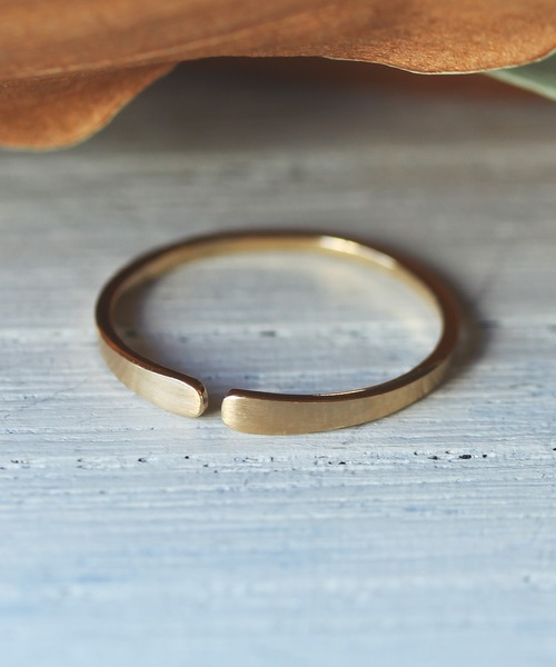 ゴールドヘアラインフォークリング リング E M イーエム のファッション通販 Zozotown