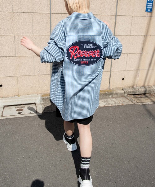 WEGO（ウィゴー）の「WEGO/FACTORYロゴミニチェックシャツ（シャツ/ブラウス・メンズ・ホワイト系その他2/ベージュ系その他2/ブルー系その他2・MEDIUM/LARGE）」の16枚目の写真