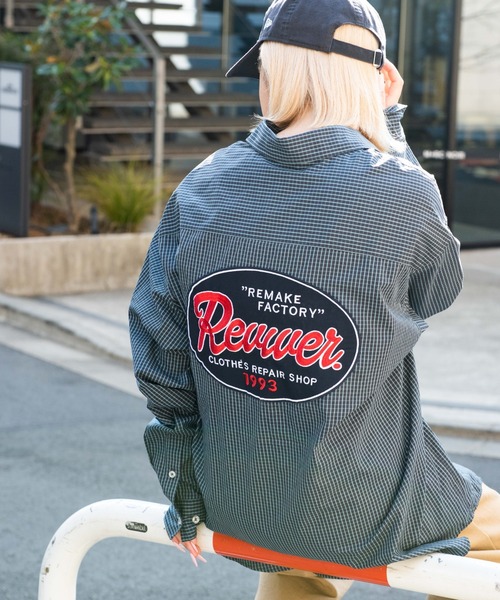 WEGO（ウィゴー）の「WEGO/FACTORYロゴミニチェックシャツ（シャツ/ブラウス・メンズ・ホワイト系その他2/ベージュ系その他2/ブルー系その他2・MEDIUM/LARGE）」の21枚目の写真