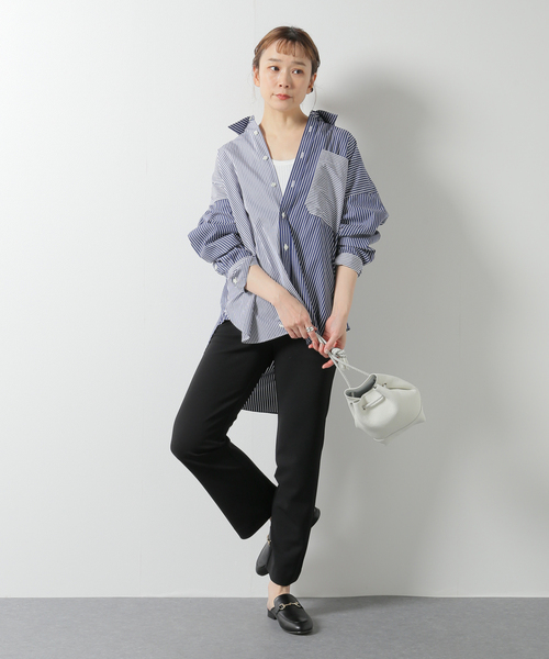 FRAMeWORK（フレームワーク）の「【Healthknit/ヘルスニット】ブロードリブタンクトップ（Tシャツ/カットソー・レディース・スミクロ/ホワイト・FREE）」の22枚目の写真