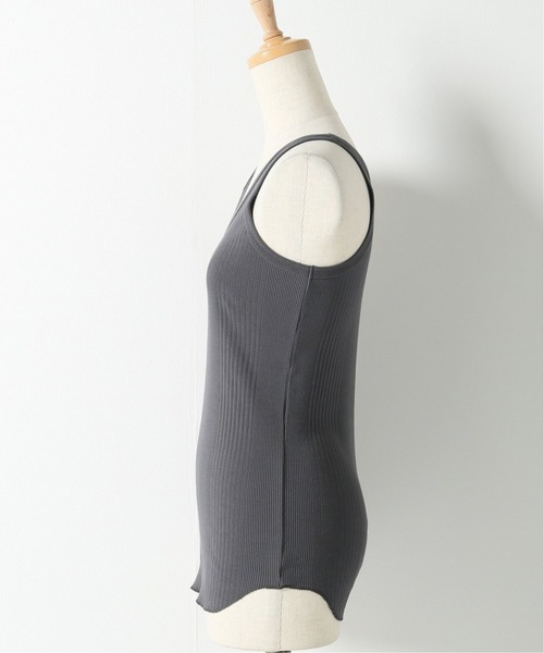 FRAMeWORK（フレームワーク）の「【Healthknit/ヘルスニット】ブロードリブタンクトップ（Tシャツ/カットソー・レディース・スミクロ/ホワイト・FREE）」の8枚目の写真