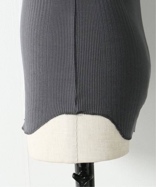 FRAMeWORK（フレームワーク）の「【Healthknit/ヘルスニット】ブロードリブタンクトップ（Tシャツ/カットソー・レディース・スミクロ/ホワイト・FREE）」の13枚目の写真