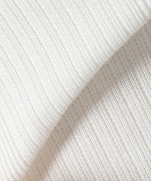 FRAMeWORK（フレームワーク）の「【Healthknit/ヘルスニット】ブロードリブタンクトップ（Tシャツ/カットソー・レディース・スミクロ/ホワイト・FREE）」の19枚目の写真