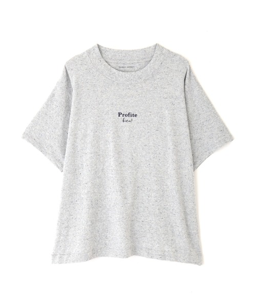 human woman(ヒューマンウーマン)の「◆リサイクルロゴTシャツ(Tシャツ/カットソー・レディース・ブルー/ネイビー/グリーン・MEDIUM)」の13枚目の写真