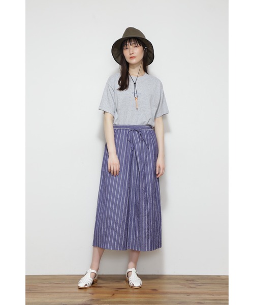 human woman(ヒューマンウーマン)の「◆リサイクルロゴTシャツ(Tシャツ/カットソー・レディース・ブルー/ネイビー/グリーン・MEDIUM)」の5枚目の写真