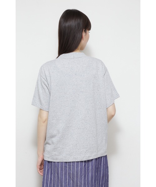 human woman(ヒューマンウーマン)の「◆リサイクルロゴTシャツ(Tシャツ/カットソー・レディース・ブルー/ネイビー/グリーン・MEDIUM)」の6枚目の写真
