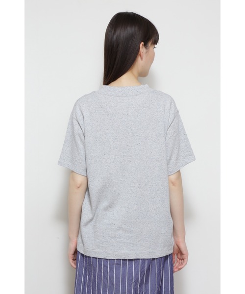 human woman(ヒューマンウーマン)の「◆リサイクルロゴTシャツ(Tシャツ/カットソー・レディース・ブルー/ネイビー/グリーン・MEDIUM)」の9枚目の写真