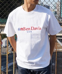 《BEN DAVIS》PRINT TEE/抗菌防臭