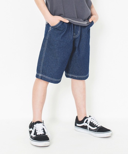 NAUTICA（ノーティカ）の「【NAUTICA/ノーティカ】ペインターハーフパンツ（その他パンツ・キッズ・ネイビー/オフホワイト/ブルー・120/130/140/150）」の7枚目の写真