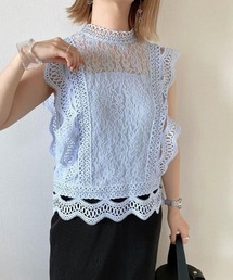 libelle more | ノースリーブレースブラウス(シャツ/ブラウス)