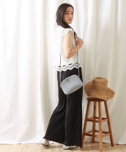 libelle more（リベル モア）の「ノースリーブレースブラウス（シャツ