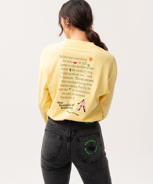 Carne Bollente（カルネボレンテ）の「【CARNE BOLLENTE】THE TEMPLE OF DOMINA L/S TEE（Tシャツ/カットソー・レディース・ブラック/イエロー・M/S/L）」の8枚目の写真