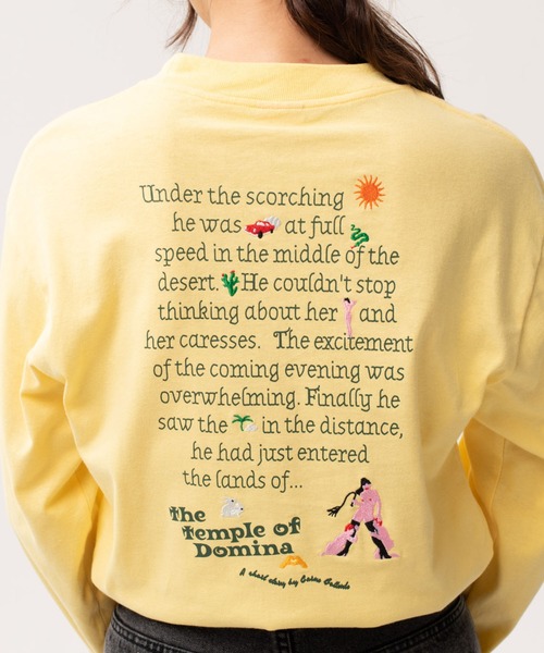 Carne Bollente（カルネボレンテ）の「【CARNE BOLLENTE】THE TEMPLE OF DOMINA L/S TEE（Tシャツ/カットソー・レディース・ブラック/イエロー・M/S/L）」の9枚目の写真