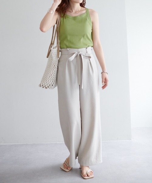 DISCOAT（ディスコート）の「カップ付アメスリタンクトップ（タンクトップ・レディース・アイボリー/オフホワイト/ブラック/グリーン系その他/オレンジ・MEDIUM/LARGE）」の21枚目の写真