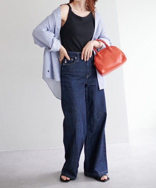 DISCOAT（ディスコート）の「カップ付アメスリタンクトップ（タンクトップ・レディース・アイボリー/オフホワイト/ブラック/グリーン系その他/オレンジ・MEDIUM/LARGE）」の18枚目の写真