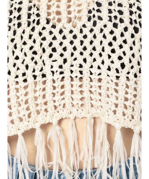 GYDA（ジェイダ）の「テープヤーンニットトップス（ニット/セーター・レディース・ベージュ/ライトグリーン/アイボリー・FREE）」の14枚目の写真