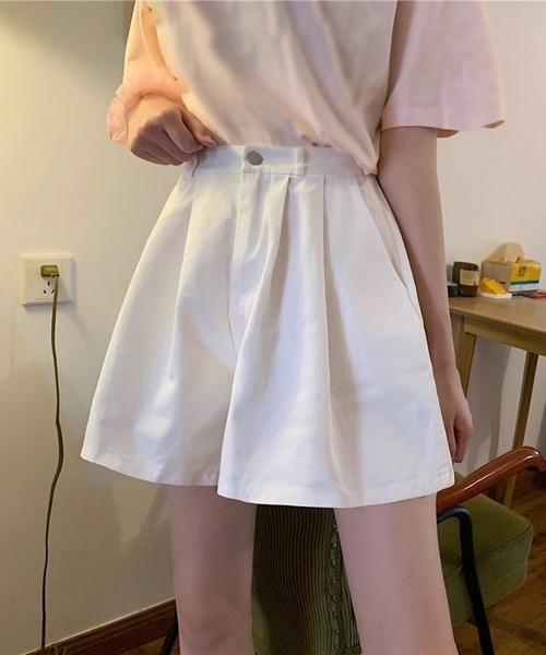 Jewelobe(ジュエローブ)の「キュロットショートパンツ(その他パンツ・レディース・ホワイト/ブラック/パープル・FREE)」の11枚目の写真