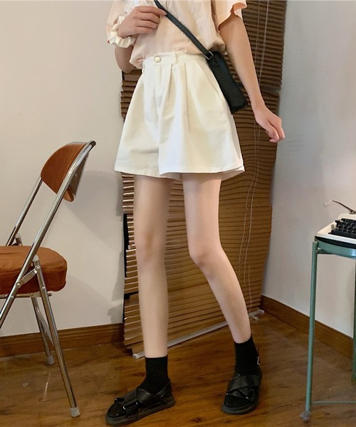 Jewelobe(ジュエローブ)の「キュロットショートパンツ(その他パンツ・レディース・ホワイト/ブラック/パープル・FREE)」の19枚目の写真