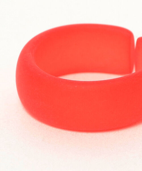 BEAMS BOY（ビームスボーイ）の「BEAMS BOY / アクリル リング 3P（リング・レディース・ホワイト/レッド/イエロー/ブルー/グリーン/パープル・ONE SIZE）」の16枚目の写真