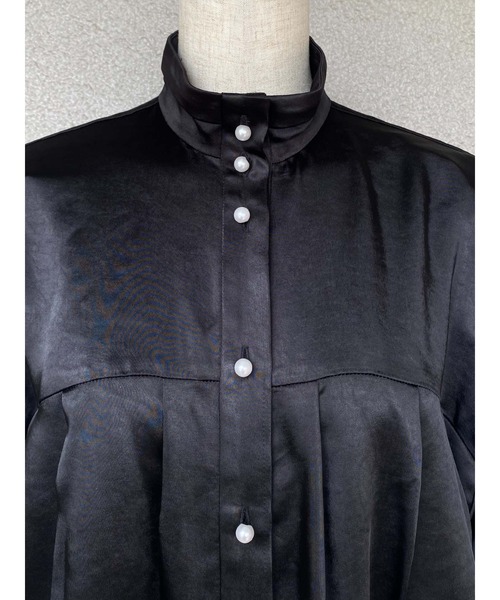 PAMEO POSE（パメオポーズ）の「Meta Blouse（シャツ/ブラウス・レディース・ホワイト/ブラック・FREE）」の6枚目の写真