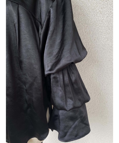 PAMEO POSE（パメオポーズ）の「Meta Blouse（シャツ/ブラウス・レディース・ホワイト/ブラック・FREE）」の7枚目の写真