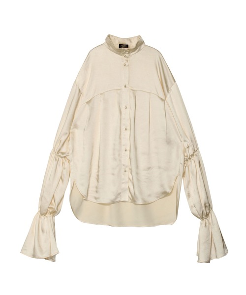 PAMEO POSE（パメオポーズ）の「Meta Blouse（シャツ/ブラウス・レディース・ホワイト/ブラック・FREE）」の18枚目の写真