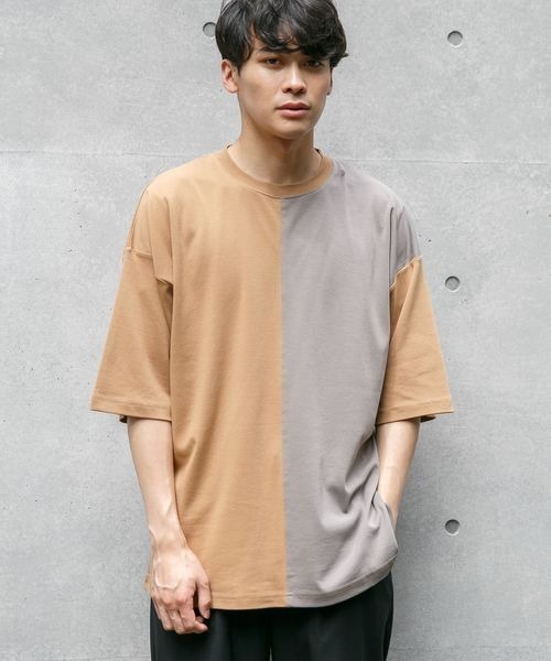 LOWRYS FARM（ローリーズファーム）の「シルケットパネルキリカエシャツ　123093（シャツ/ブラウス・メンズ・ブルー/ホワイト/ブラウン/オフホワイト・MEDIUM/LARGE）」の3枚目の写真