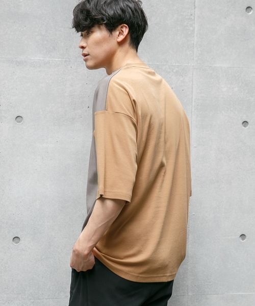 LOWRYS FARM（ローリーズファーム）の「シルケットパネルキリカエシャツ　123093（シャツ/ブラウス・メンズ・ブルー/ホワイト/ブラウン/オフホワイト・MEDIUM/LARGE）」の5枚目の写真