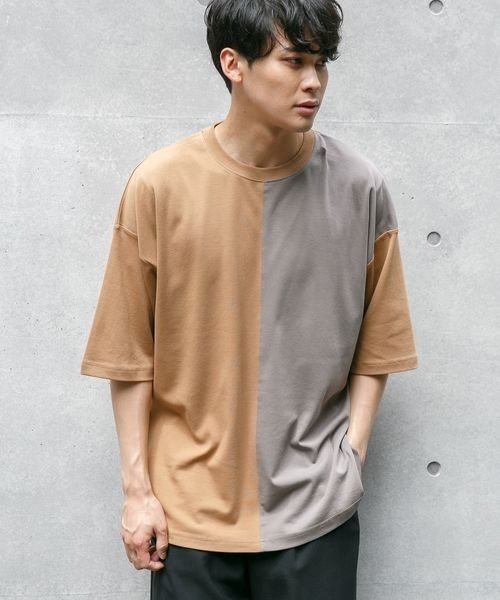 LOWRYS FARM（ローリーズファーム）の「シルケットパネルキリカエシャツ　123093（シャツ/ブラウス・メンズ・ブルー/ホワイト/ブラウン/オフホワイト・MEDIUM/LARGE）」の6枚目の写真