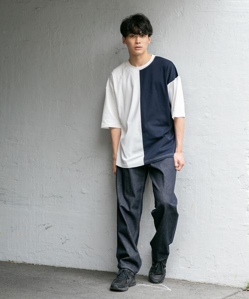 LOWRYS FARM（ローリーズファーム）の「シルケットパネルキリカエシャツ　123093（シャツ/ブラウス・メンズ・ブルー/ホワイト/ブラウン/オフホワイト・MEDIUM/LARGE）」の11枚目の写真