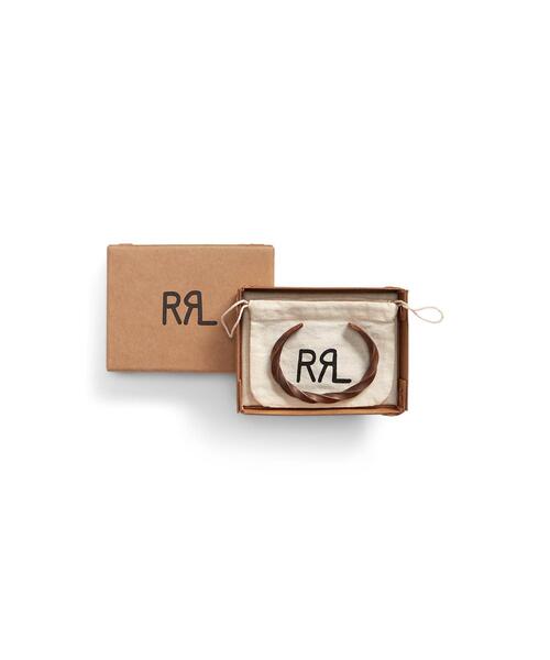 RRL（ダブル アール エル）の「ツイステッド クーパー カフ（バングル/リストバンド・メンズ・イエロー系2・S/M/XS）」の3枚目の写真