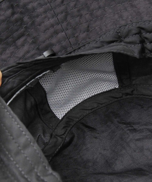 A.M.S.(エーエムエス)の「撥水加工 ムラ染風ポリエステル アドベンチャーハット 99.9%UVカットモデル(ハット・メンズ・ブラック/パープル/ネイビー/グレー/ブルー/カーキ/ベージュ/ブラウン・FREE)」の17枚目の写真