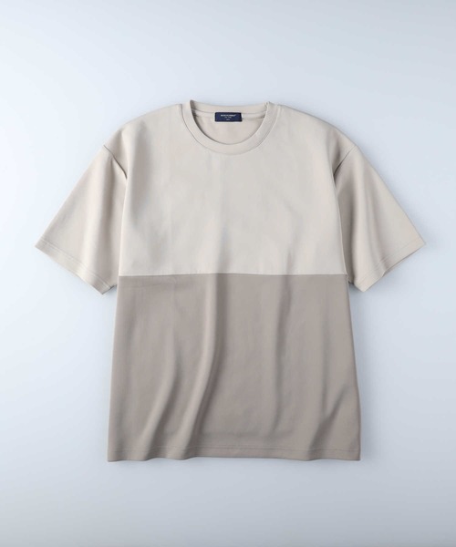 BACK NUMBER（バックナンバー）の「【BACK NUMBER】速乾バイカラーＴシャツ / 吸水速乾（Tシャツ/カットソー・メンズ・グリーン/ダークグレー/ベージュ・XL/M/L/S）」の5枚目の写真