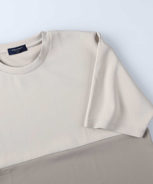 BACK NUMBER（バックナンバー）の「【BACK NUMBER】速乾バイカラーＴシャツ / 吸水速乾（Tシャツ/カットソー・メンズ・グリーン/ダークグレー/ベージュ・XL/M/L/S）」の13枚目の写真