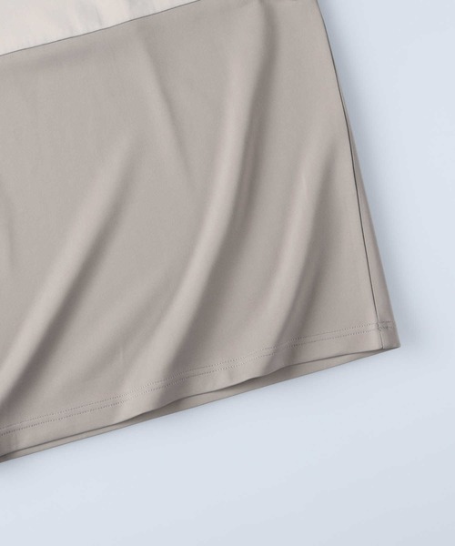 BACK NUMBER（バックナンバー）の「【BACK NUMBER】速乾バイカラーＴシャツ / 吸水速乾（Tシャツ/カットソー・メンズ・グリーン/ダークグレー/ベージュ・XL/M/L/S）」の14枚目の写真