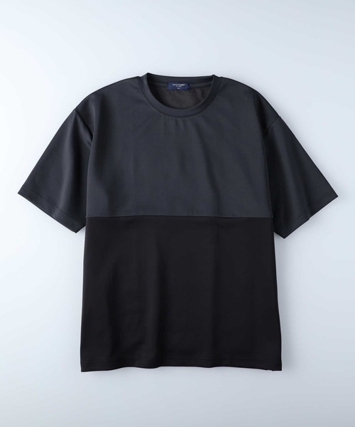 BACK NUMBER（バックナンバー）の「【BACK NUMBER】速乾バイカラーＴシャツ / 吸水速乾（Tシャツ/カットソー・メンズ・グリーン/ダークグレー/ベージュ・XL/M/L/S）」の18枚目の写真