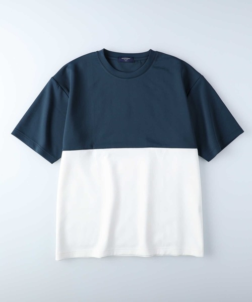 BACK NUMBER（バックナンバー）の「【BACK NUMBER】速乾バイカラーＴシャツ / 吸水速乾（Tシャツ/カットソー・メンズ・グリーン/ダークグレー/ベージュ・XL/M/L/S）」の21枚目の写真