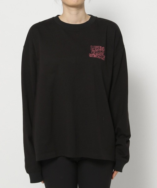 PAGEBOY（ページボーイ）の「BIGロゴロンT（Tシャツ/カットソー・レディース・ブラック/オフホワイト/ブルー・FREE）」の10枚目の写真