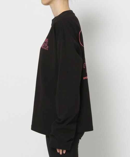 PAGEBOY（ページボーイ）の「BIGロゴロンT（Tシャツ/カットソー・レディース・ブラック/オフホワイト/ブルー・FREE）」の11枚目の写真