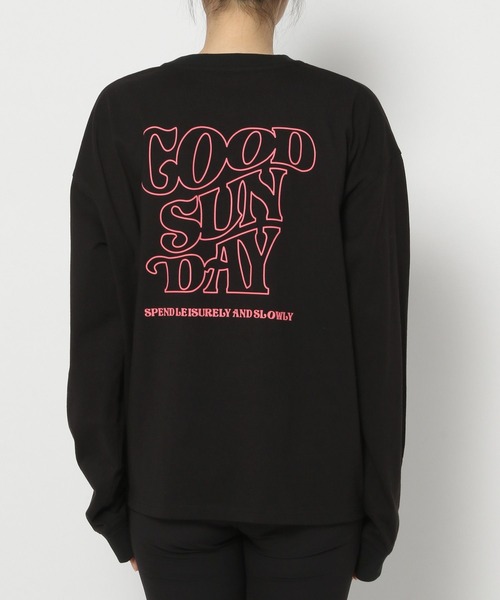 PAGEBOY（ページボーイ）の「BIGロゴロンT（Tシャツ/カットソー・レディース・ブラック/オフホワイト/ブルー・FREE）」の12枚目の写真