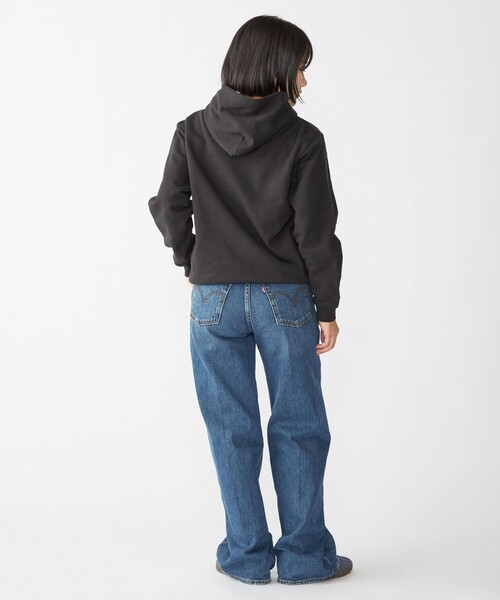 SHIPS（シップス）の「【WEB限定】SHIPS: マイクロ SHIPS 刺繍 ロゴ 裏毛 スウェット プルオーバーパーカー（パーカー・メンズ・ライトブルー/ブラック/ネイビー/グレー/オリーブ・SMALL/MEDIUM/LARGE/X-LARGE）」の11枚目の写真